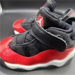 Jordan Kids Sneakers Black Red
